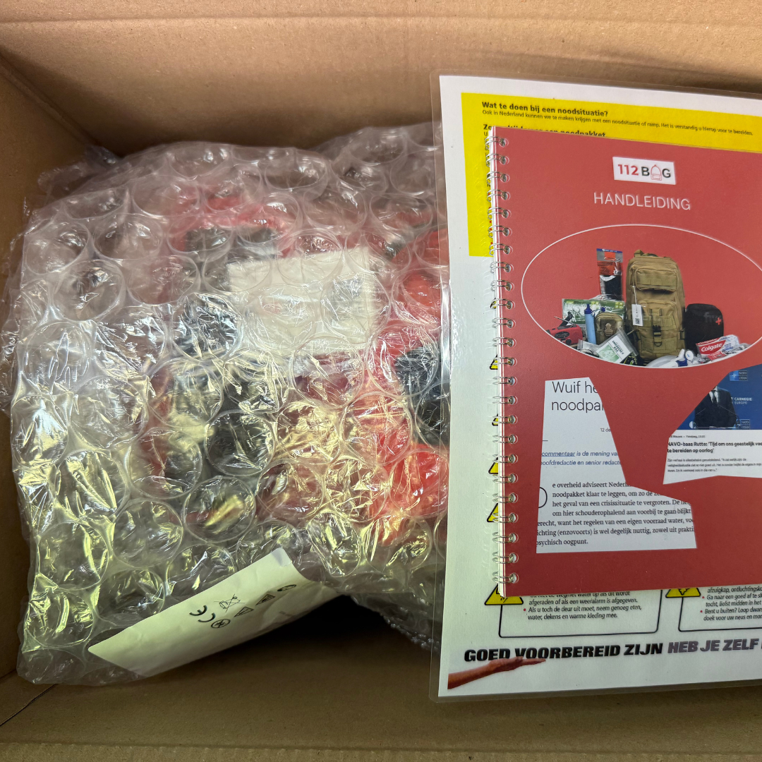 Noodpakket (72 uur) compleet voor 2 personen (inclusief waterfilter en noodradio) 150+ items