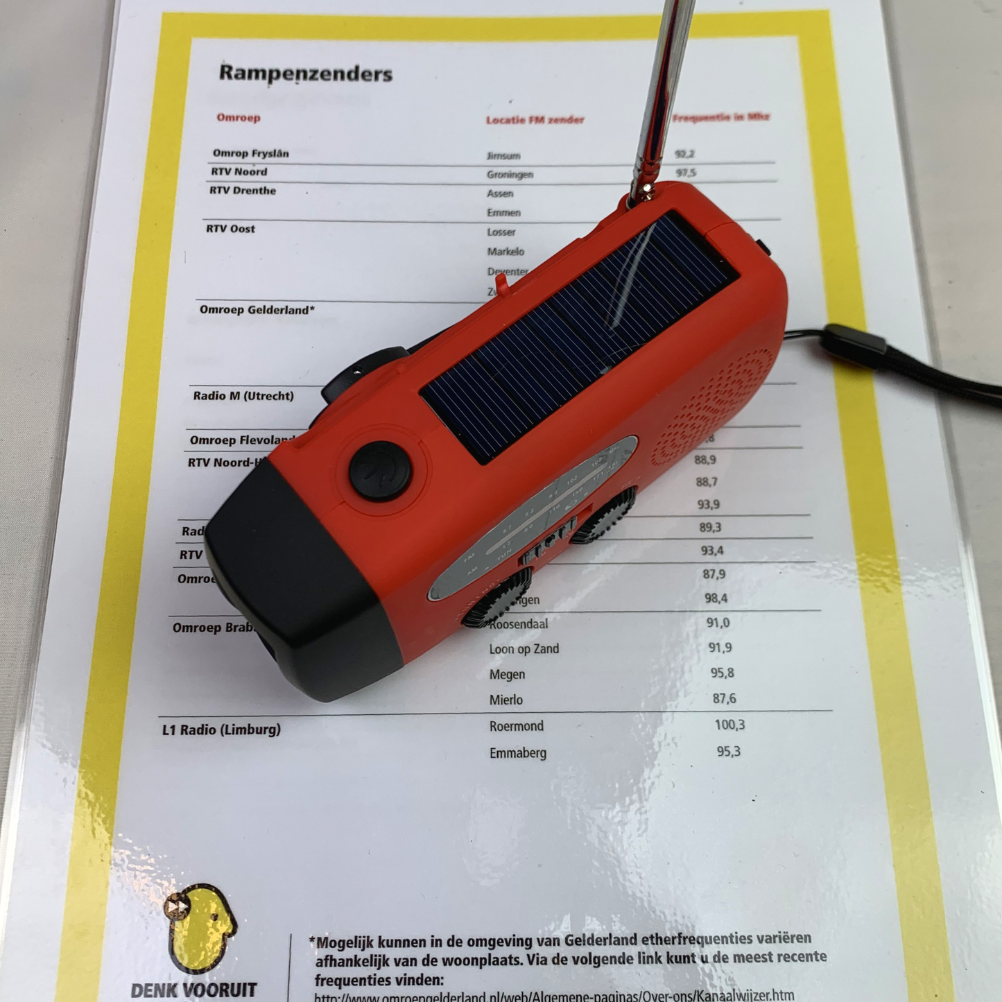 Blijf op de hoogte tijdens noodsituaties - Ontdek onze draagbare noodradio - Noodradio