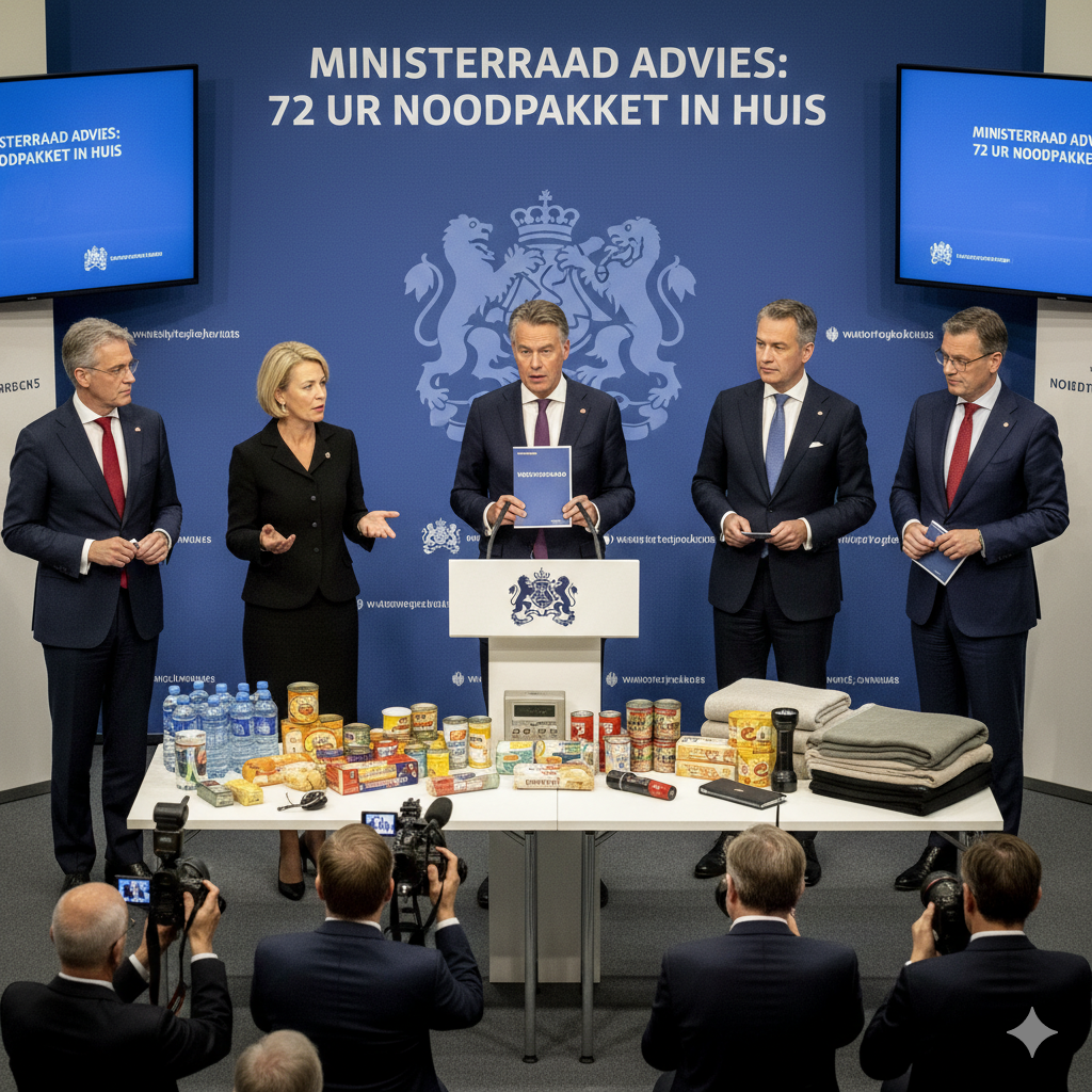 Kabinet adviseert 72 uur noodpakket