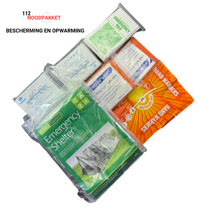 Noodpakket (72 uur) compleet voor 2 personen (inclusief waterfilter en noodradio) 150+ items