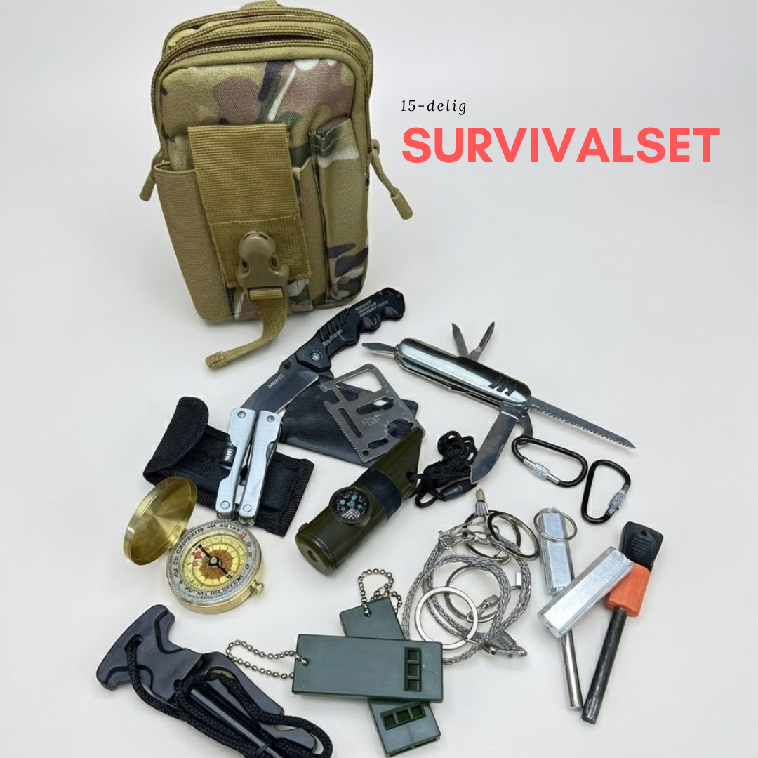 Noodpakket (72 uur) compleet voor 2 personen (inclusief waterfilter en noodradio) 150+ items